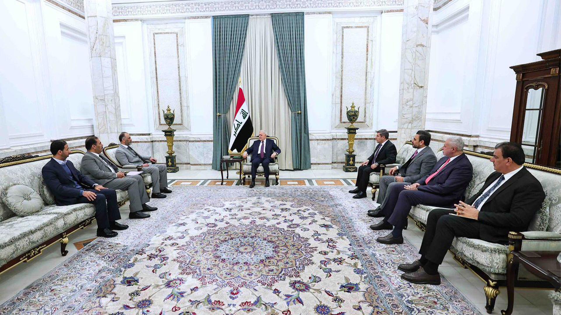 سەرۆک کۆمار پێشوازی لە وەفدێکی رەوتی حیکمەی نیشتمانی دەکات