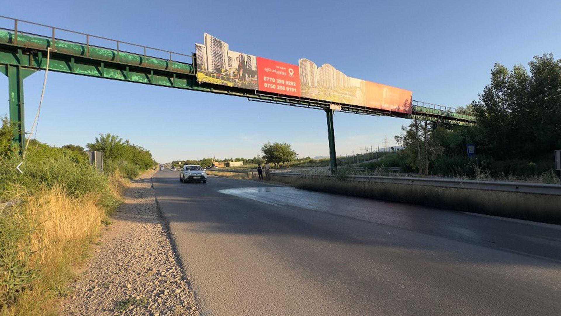 لە روداوێکی هاتوچۆدا  لەسەر رێگای دوکان بۆ سلێمانی پێنج کەس برینداربوون