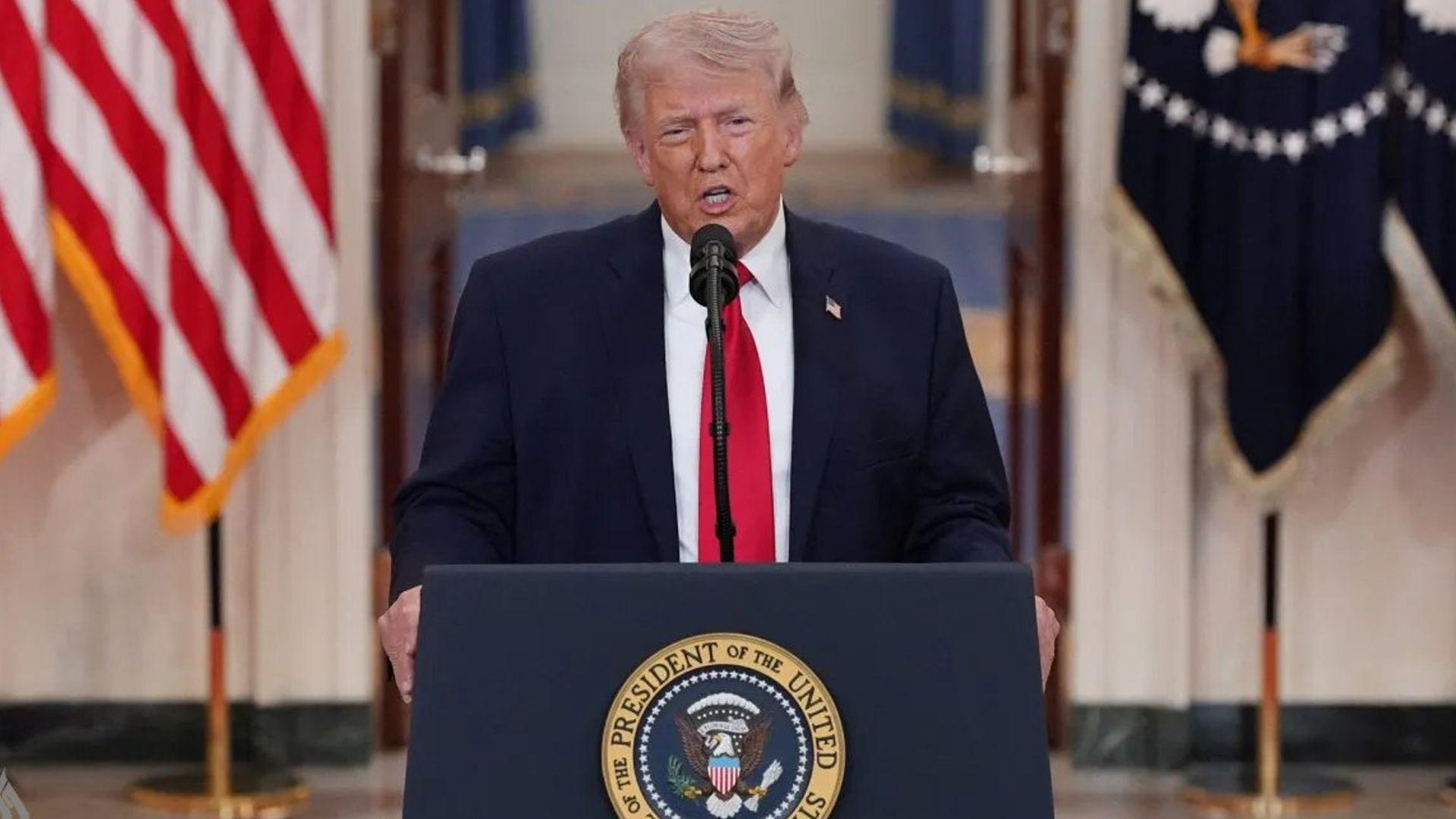 دۆناڵد ترەمپ: ئێران وێران بووە و توانای بەرگریکردنی نەماوە